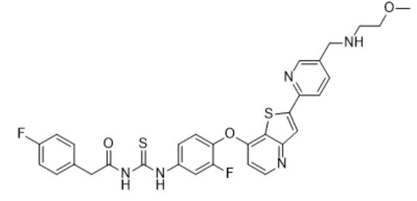 Glesatinib (MGCD-265 , MGCD265 , MGCD 265 ) Glesatinib (MGCD-265 , MGCD265 , MGCD 265 )