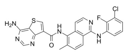 Belvarafenib (GDC-5573, HM95573, RG6185) Belvarafenib (GDC-5573, HM95573, RG6185)